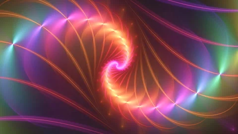Bright varicolored flows and lights transformation. Stock Footage 257515921