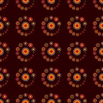 Bright Varicolored seamless pattern background Stock Illustration