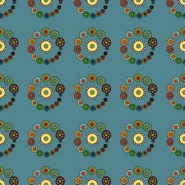 Bright Varicolored seamless pattern background Stock Illustration
