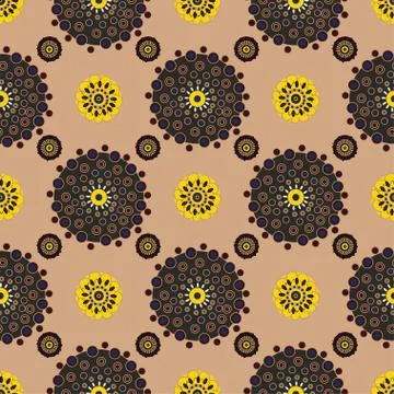 Bright Varicolored seamless pattern background Stock-Illustration