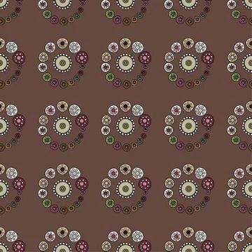 Bright Varicolored seamless pattern background Illustrazione stock