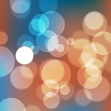 Bright vector background with bokeh effect Stock Illustration