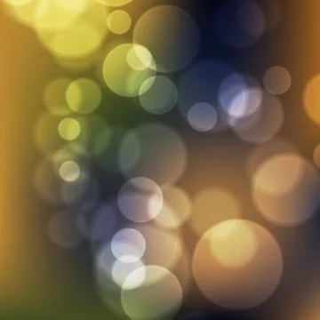 Bright vector background with bokeh effect Stock Illustration