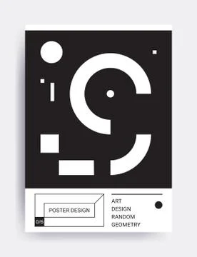 Bright vector design poster Stock Illustration