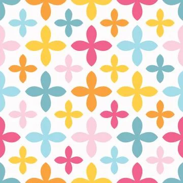 Bright vector seamless pattern. endless texture Illustrazione stock