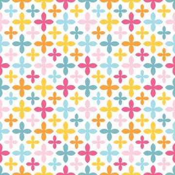 Bright vector seamless pattern. Endless texture Illustrazione stock