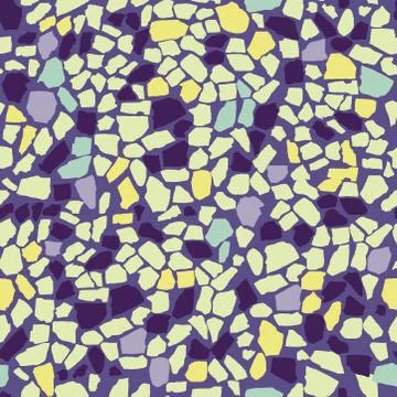 Bright vector seamless pattern of stones Illustrazione stock