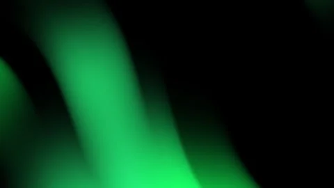 Bright vibrant green waves light soft glowing smooth neon abstract backdrop. Stock Footage 335846776