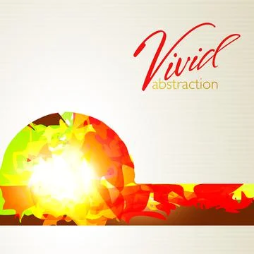 Bright vivid abstraction. Color vector pattern Stock Illustration
