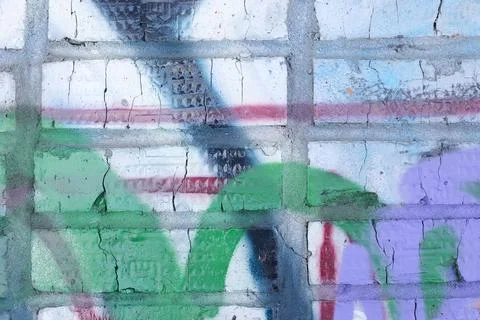 Bright wall Foto stock