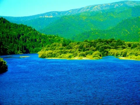 Bright Water Inlet Stock Photos