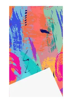 Bright watercolor abstract pattern background with line gradient texture for 스톡 일러스트