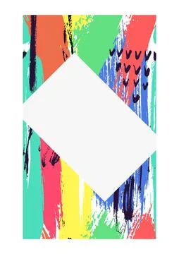 Bright watercolor abstract pattern background with line gradient texture for Stock Illustration