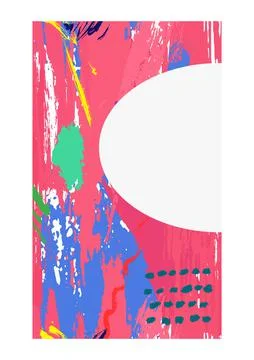 Bright watercolor abstract pattern background with line gradient texture for Illustrazione stock