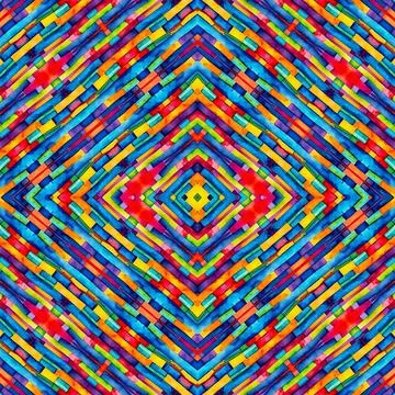 Bright watercolor background with multicolor pattern, abstract colorful patte Stock Illustration