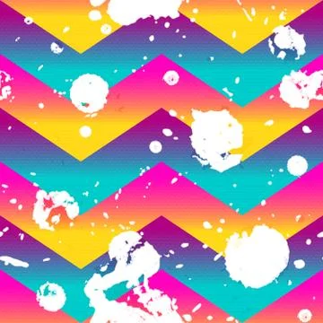 Bright wave pattern with white spots Stock Illustration