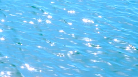 Bright Waves in Sea or Ocean in The Afternoon in Tropical Summer Stock Footage 155283868