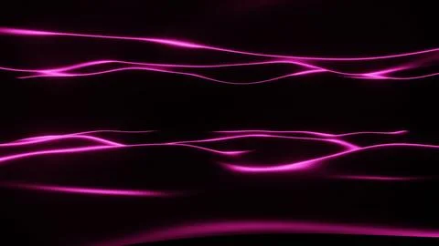 Bright waves from the top and from the bottom and space for you. Neon space c Stock Illustration