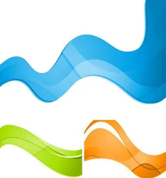 Bright waves vector abstract background Bright waves vector abstract backg... Stock Photos