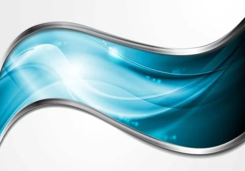 Bright wavy abstract design. Vector background eps 10 Bright wavy abstract... Stock Photos