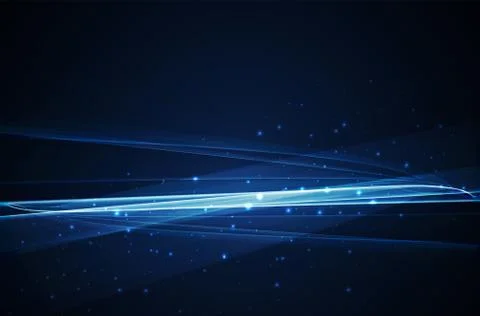 Bright wavy background with lights Stock Photos