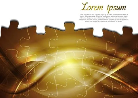 Bright wavy background. Puzzle vector design eps 10 Bright wavy background... Stock Photos