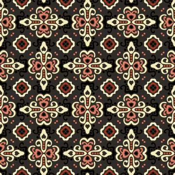 Bright Weave Pattern on Dark Background Stock Illustration