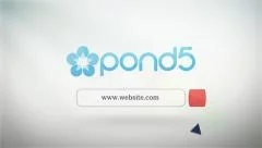 Bright Web Search Text Type Business Internet Promo Logo Sting Stock After Effects