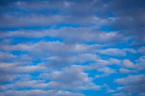 Bright White Cloud Formation in Blue Sky Stock Photos