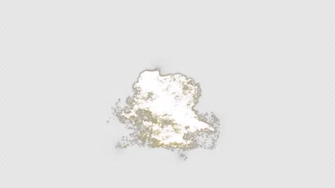 Bright White Dust Particle Burst With Alpha Channel Video stock 339301779