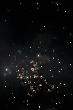 Bright white firework Stock Photos