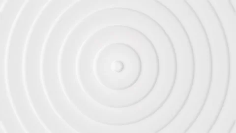 Bright white grey waves abstract motion background. Seamless looping animation Stock Footage 301057980