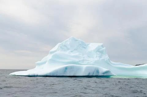 Bright white iceberg Stock Photos