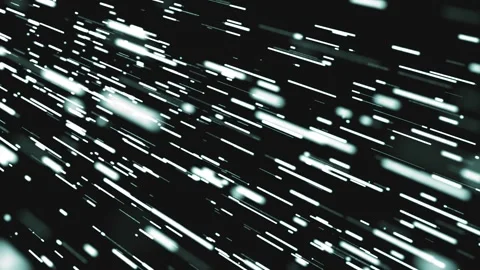 Bright white light streaks rushing through dark space creating a futuristic s Видео 330593207