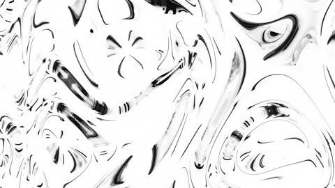 Bright white monochromatic texture with metallic reflection flowing ripples Stock Footage 132266935
