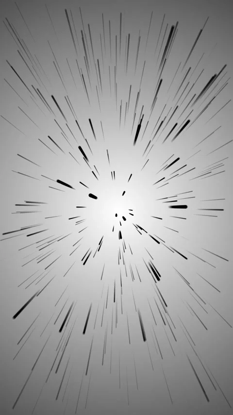 Bright White Space Warp Speed Animation Stock Footage 315746046