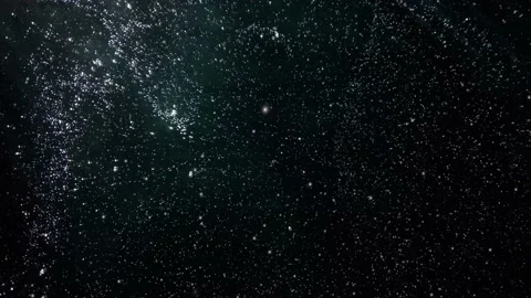 A Bright white specks moving through space Stock Footage 155304015