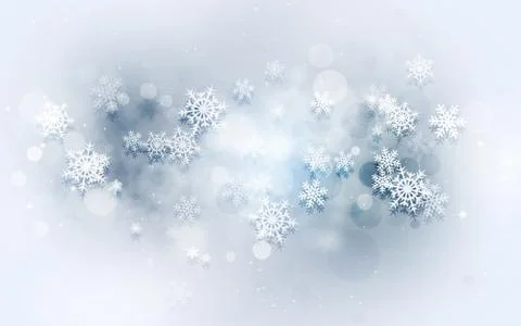 Bright Winter Background Stock Illustration