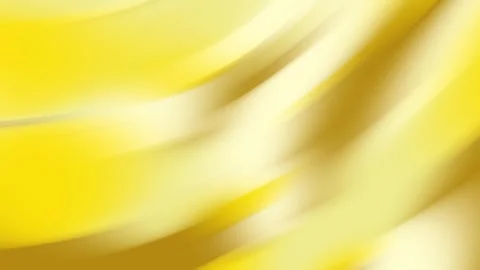 Bright Yellow Abstract Background With Curved Lines and Gradient Design Stock Footage 297722947