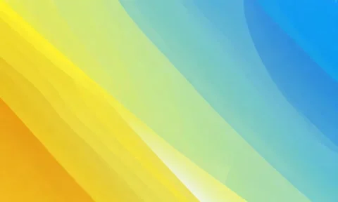 A bright yellow and blue gradient background Stock Footage 304565502