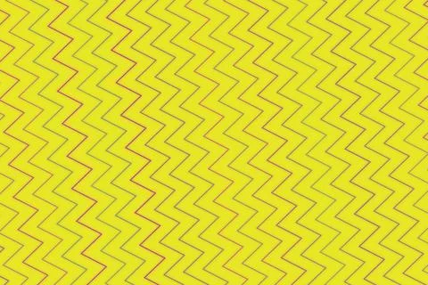 Bright yellow and green zigzag pattern background Stockillustratie