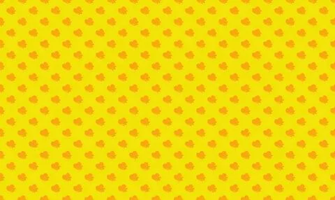 Bright yellow background with small orange polka dots pattern Stock Illustration