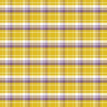 Bright Yellow Checkered Grid Seamless Pattern for Fabric Print and Wallpaper Stockillustratie