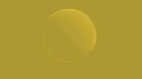 Bright yellow circle on uniform background Stock Illustration