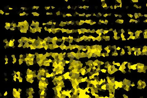 Bright yellow crystal graphic pattern Stock Illustration