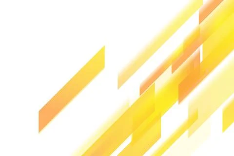 Bright yellow diagonal elements, geometric tech abstract background Illustrazione stock