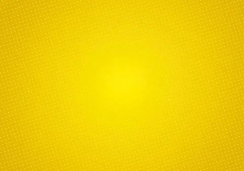 Bright yellow dotted background with a smooth gradient Stockillustratie