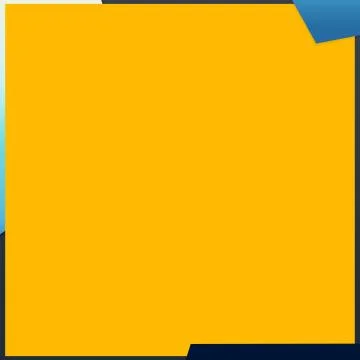 Bright Yellow Empty Square With Modern Background Template Stock Illustration