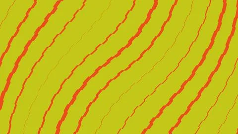 Bright yellow fabric with red diagonal stripes Stock Illustration