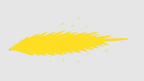 Bright yellow fire on a black background. Stock video with bright fireworks in Vídeo Stock 334660043